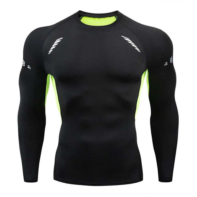 Men's Compression Fitness Shirt: Quick DryTight Training Shirt