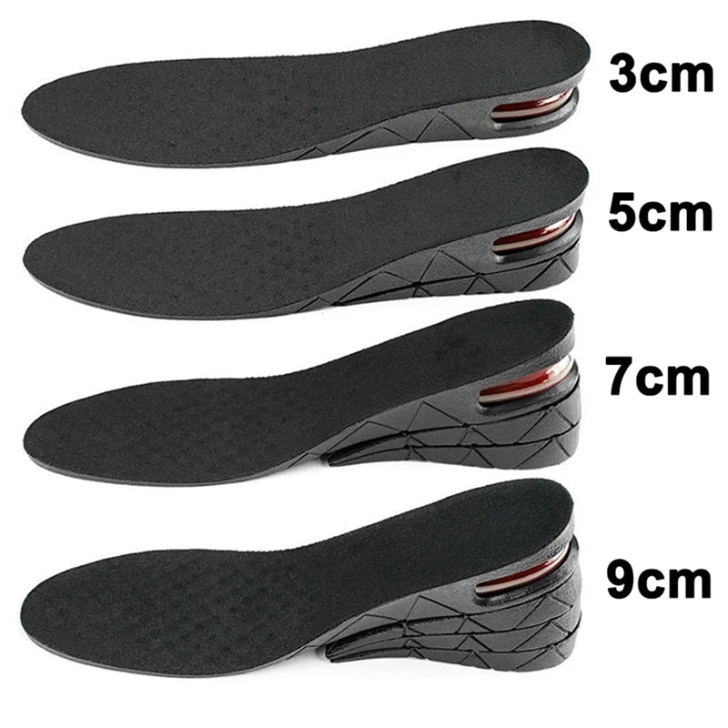 Height Increase Insoles with Air Cushion for Men and Women: Insoles 3-9cm Height increase