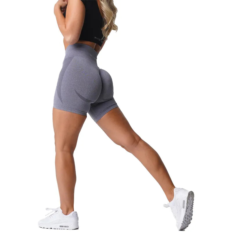 Womens workout Shorts: NVGTN Skin tight Push Up Booty Shorts for Fitness, Sports, and Gym