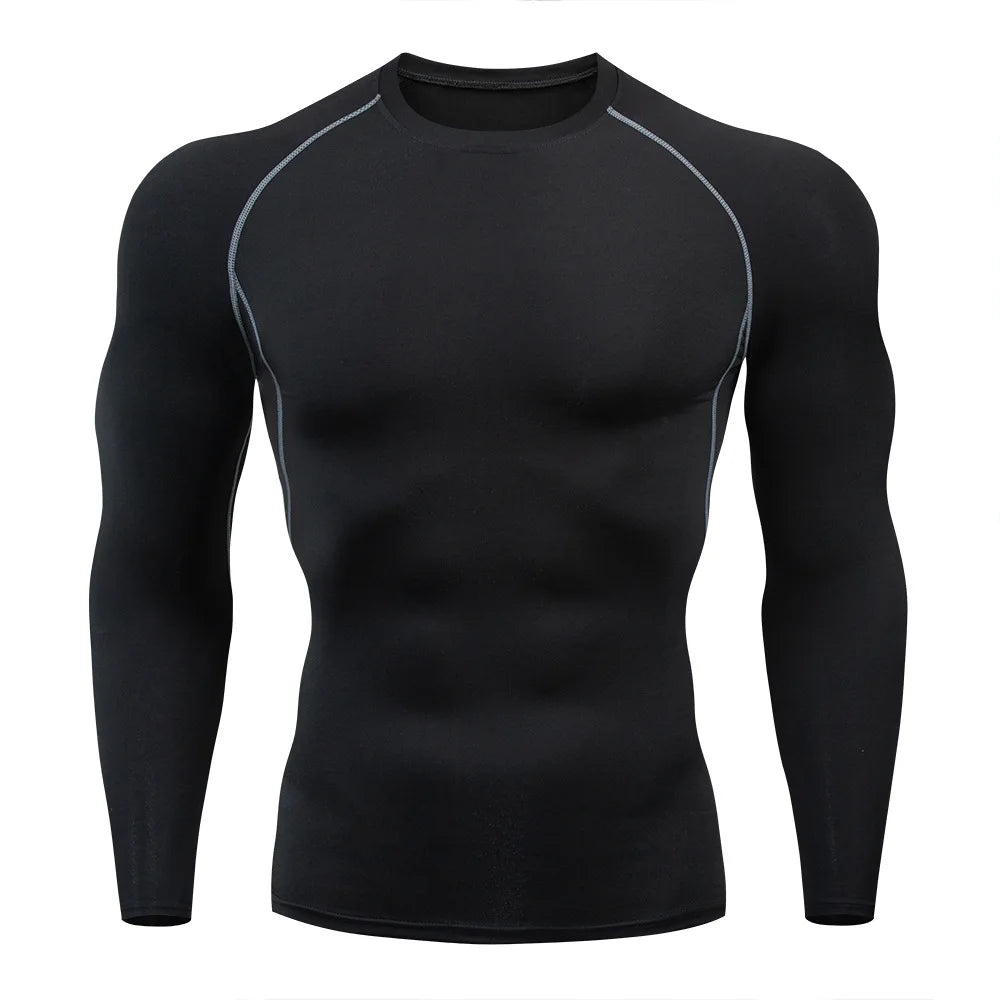 Men's Compression Fitness Shirt: Quick DryTight Training Shirt