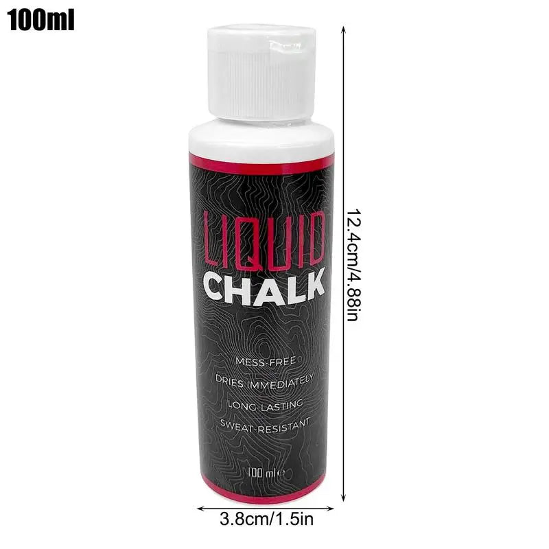 Liquid Lifting chalk 50/100ml: Magnesium Powder, Anti Slip Cream for power Lifting, and  Climbing.